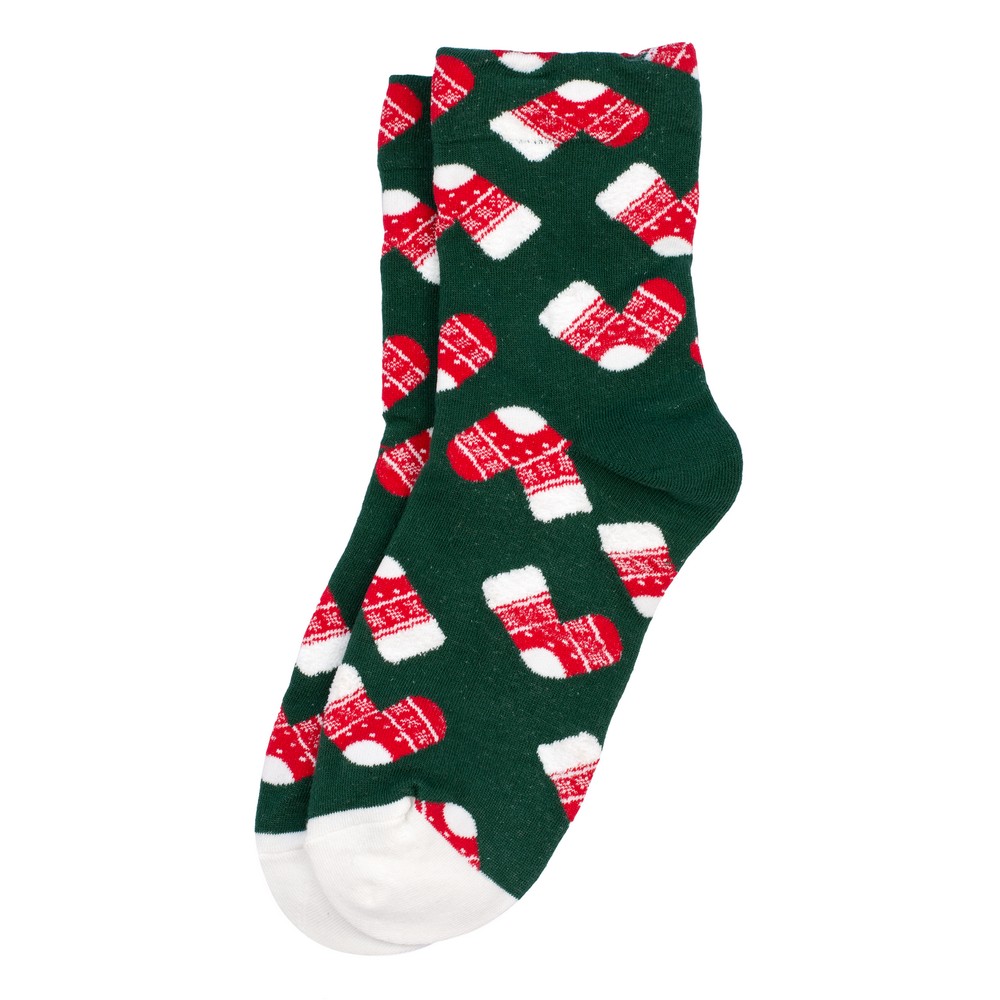 Socks cotton & spandex stocking icon green