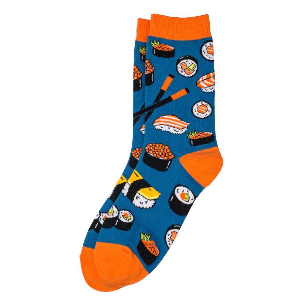 Socks cotton & spandex sushi blue