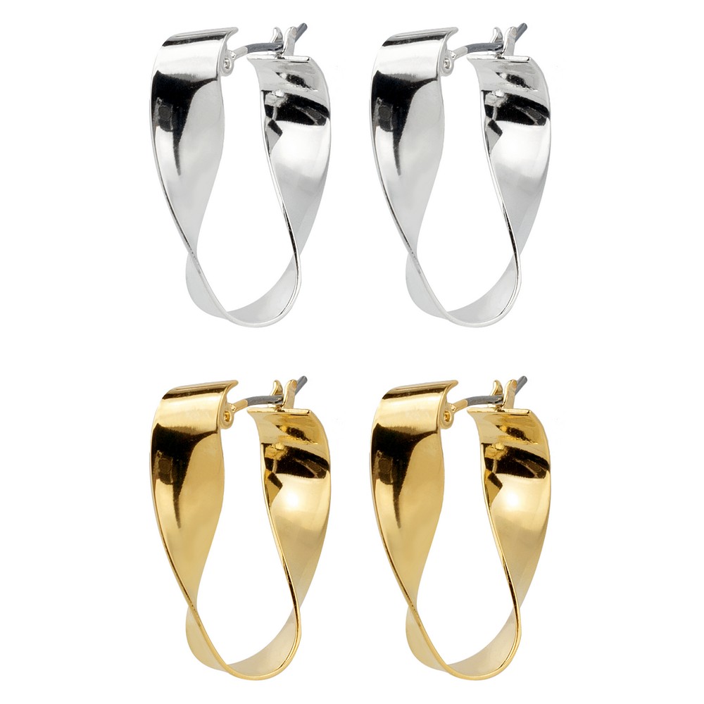 Drop earring illusion circle
