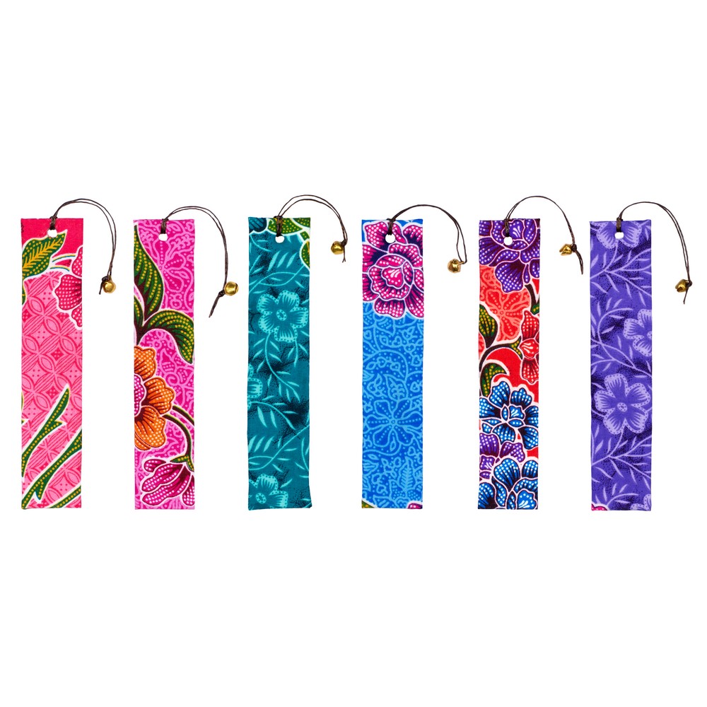 Book mark fabric batik print