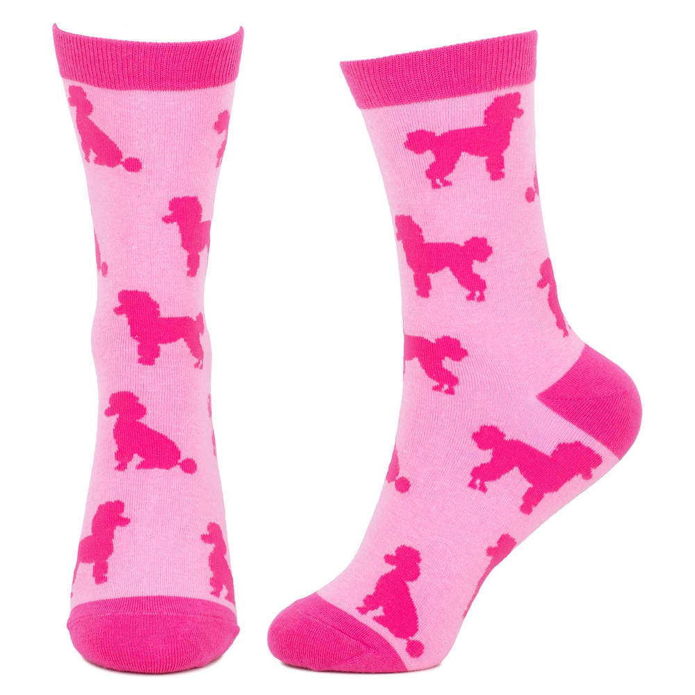 Socks cotton pink-poodle pink - Image 2