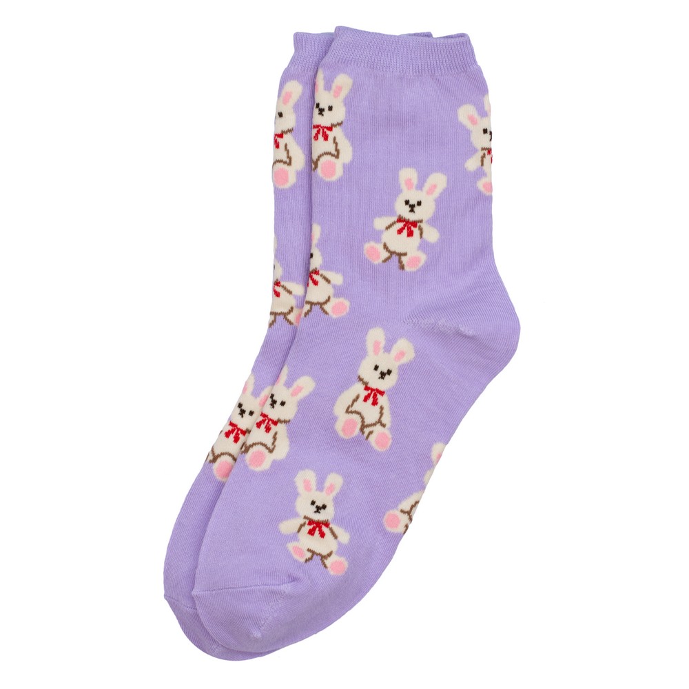 Socks cotton & spandex cuddle bunny lilac purple