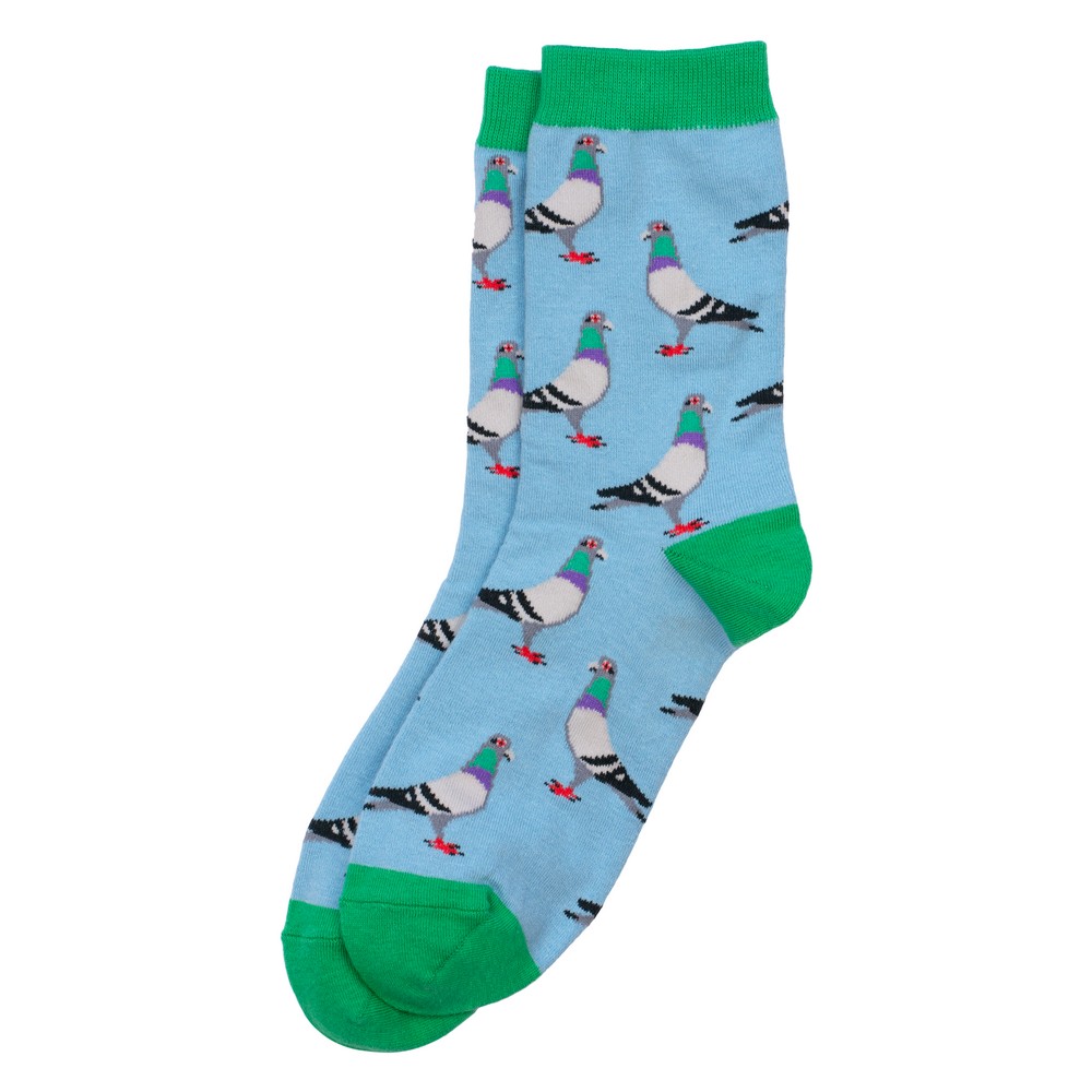 Socks cotton & spandex pigeon blue