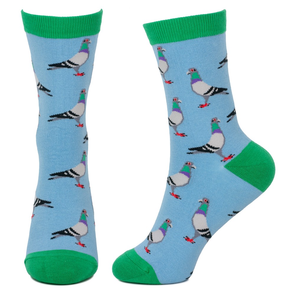 Socks cotton & spandex pigeon blue - Image 2