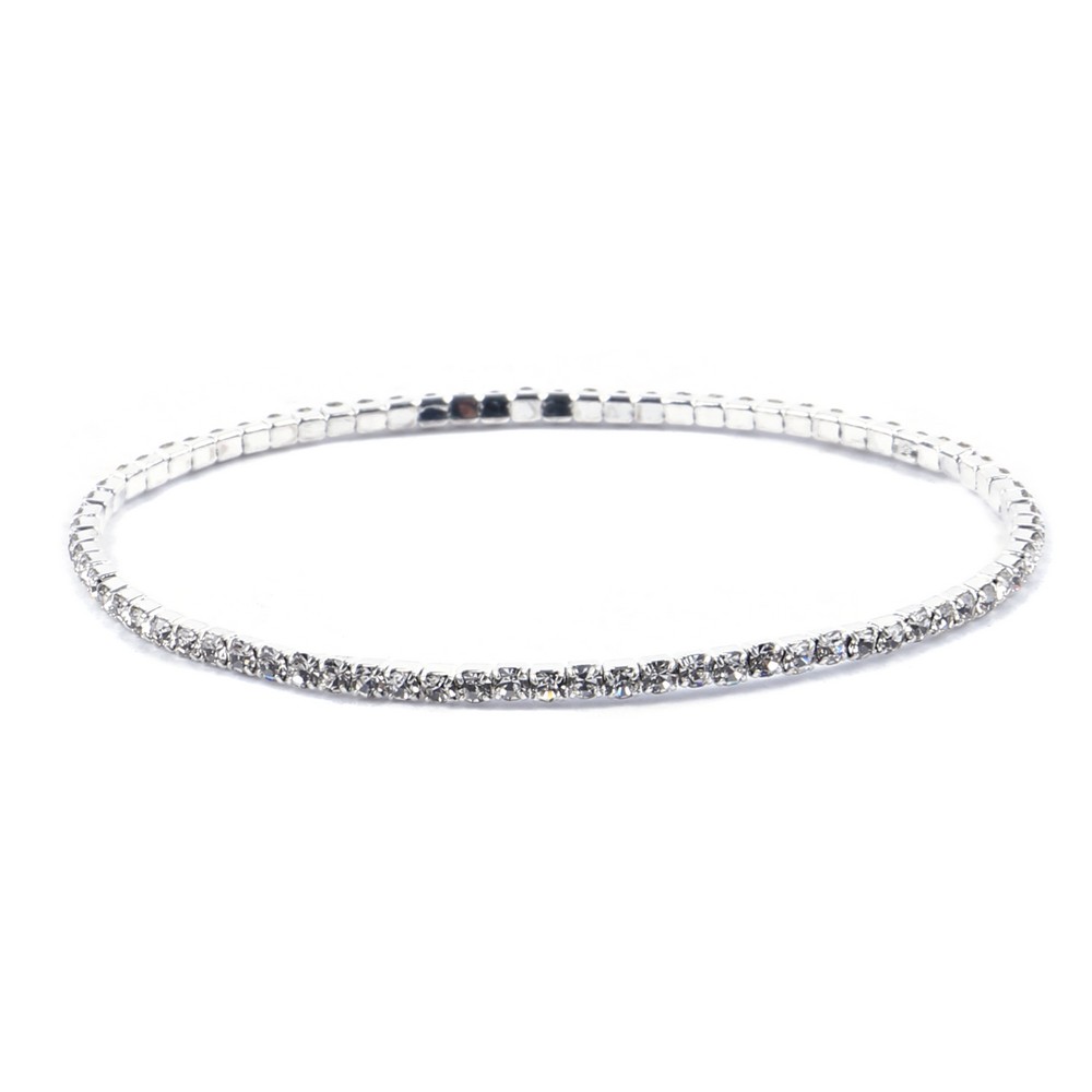 Bracelet crystal glass regal clear sparkle clear