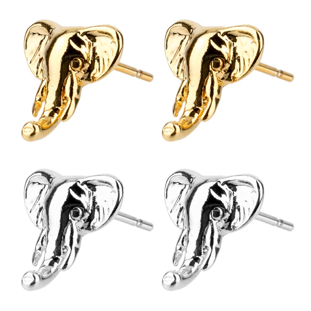 Stud earring elephant