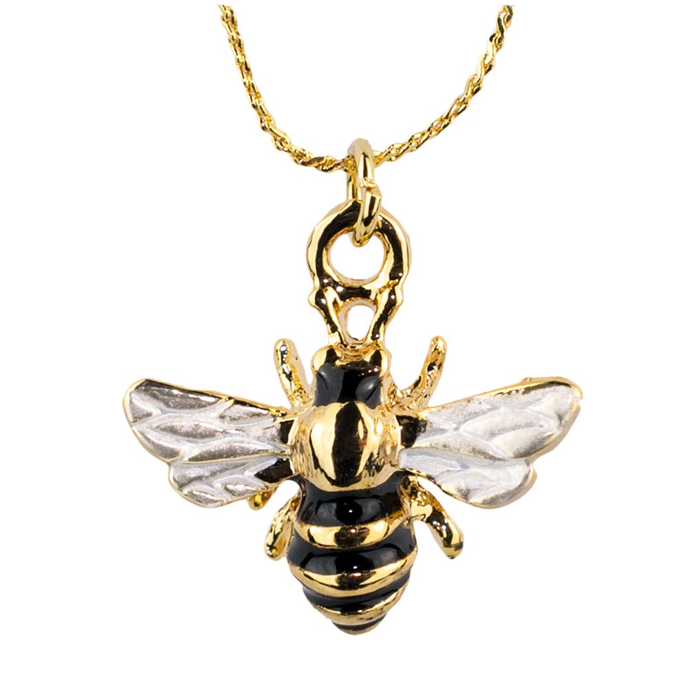 Necklace enamel bee - Image 2