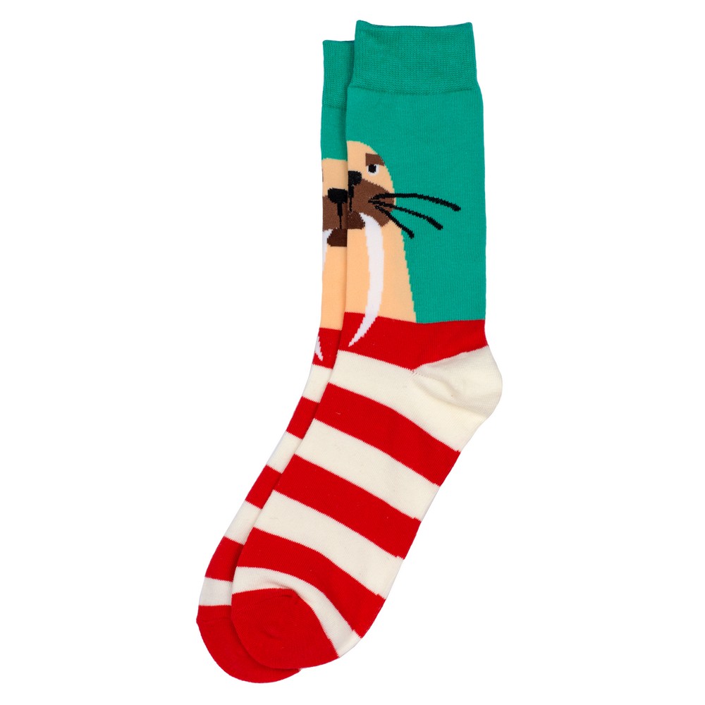 Socks cotton & spandex gents walrus stripe multicoloured