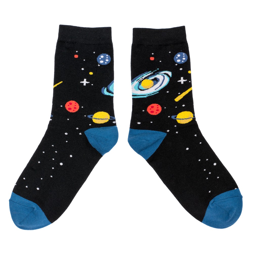 Socks bamboo & spandex outer space