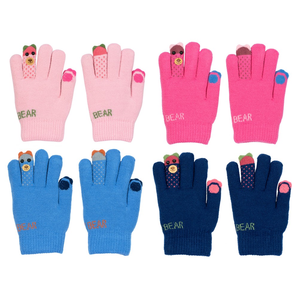 Gloves acrylic kids bear puppet 4-7 years