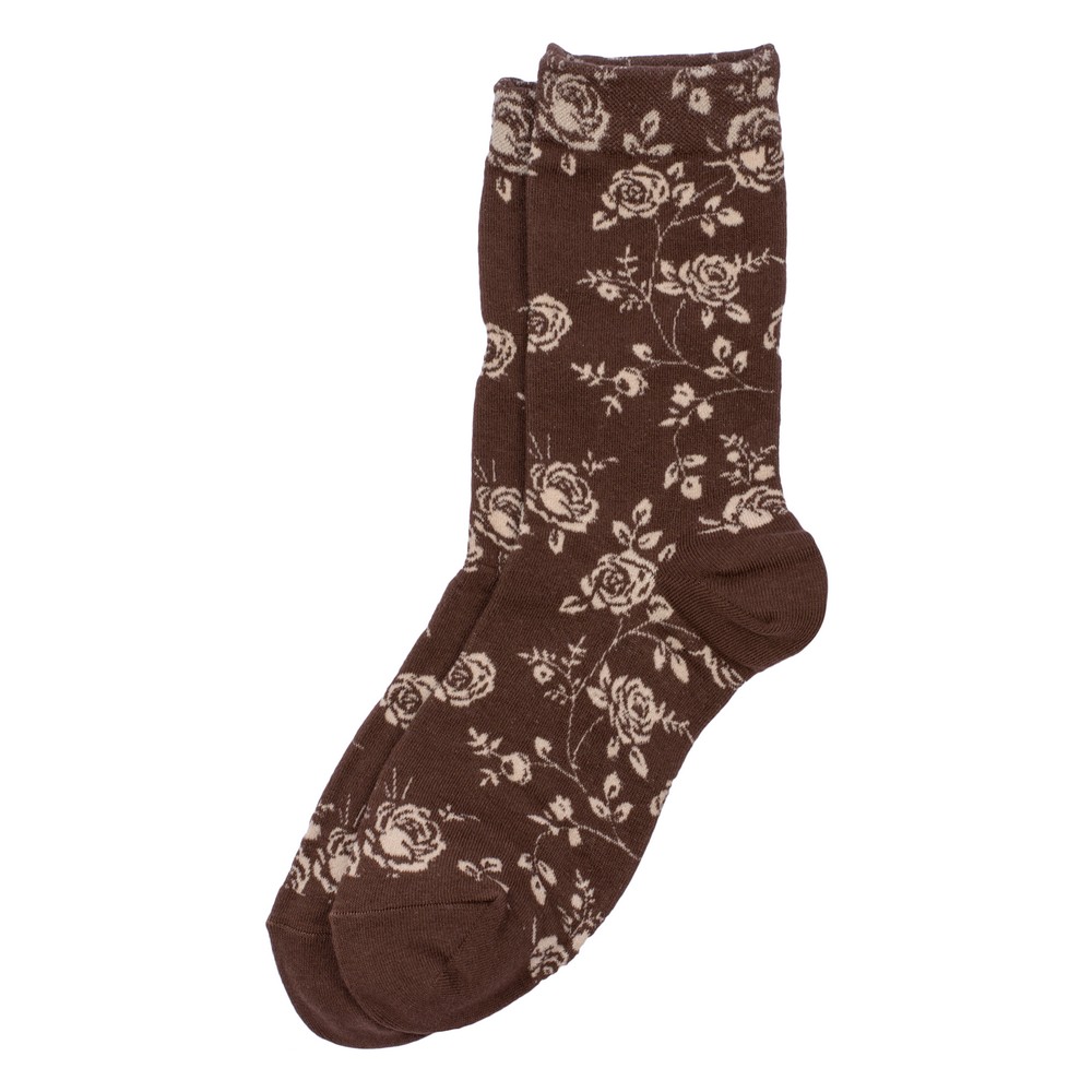 Socks cotton rose radiance brown