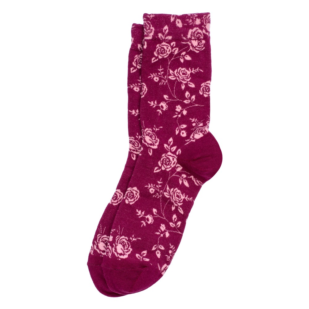 Socks cotton rose radiance red