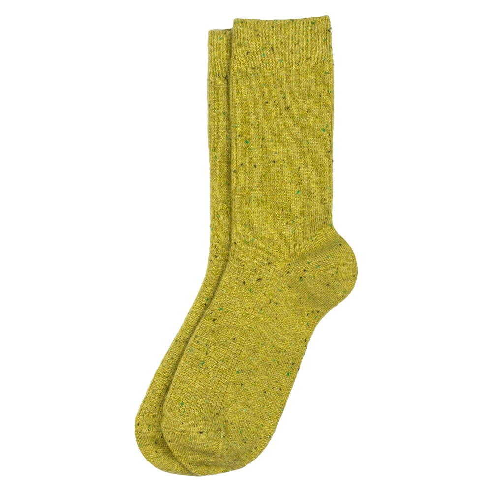 Socks acrylic speckle fleck green