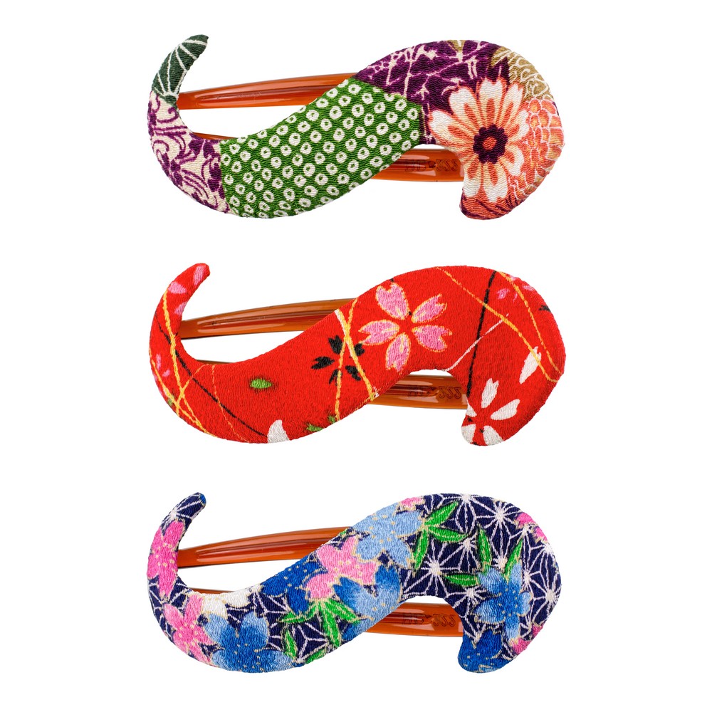 Hairwear cotton wave satomi clip multicoloured
