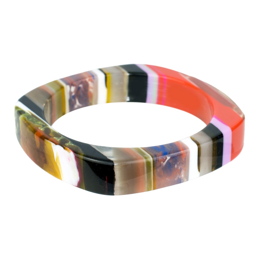 Bangle rainbow slice multocoloured